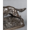 Sculpture – Chien À L’ Arrêt , Pierre – Jules Mêne (1810-1879) – Bronze 18