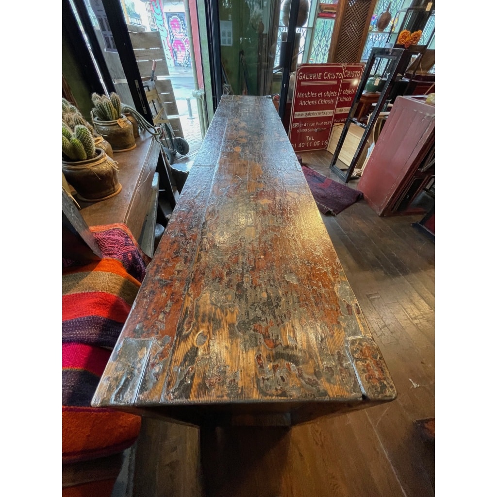 BUFFET ANCIEN CHINOIS 3 PORTES + 3 TIROIRS 3