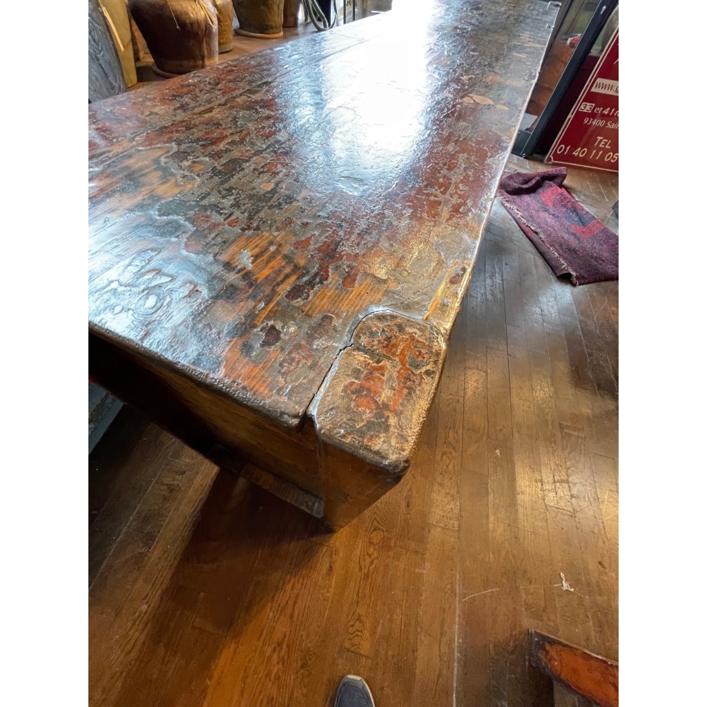 BUFFET ANCIEN CHINOIS 3 PORTES + 3 TIROIRS 4