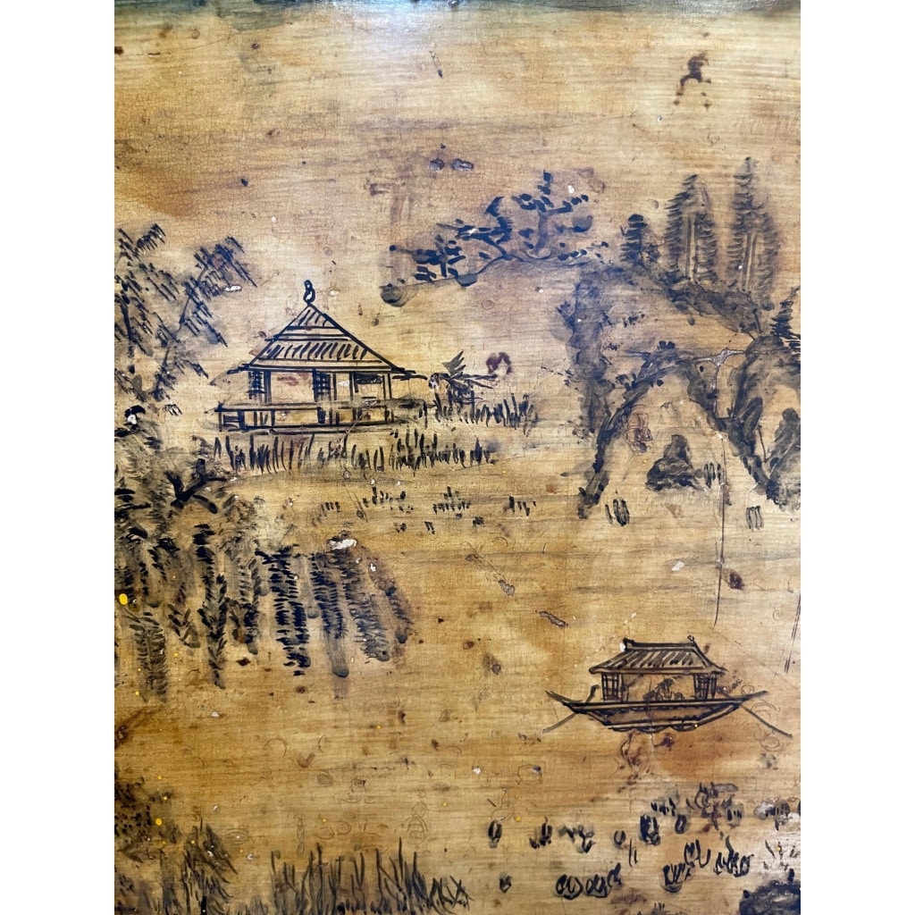 BUFFET ANCIEN CHINOIS 3 PORTES + 3 TIROIRS 16