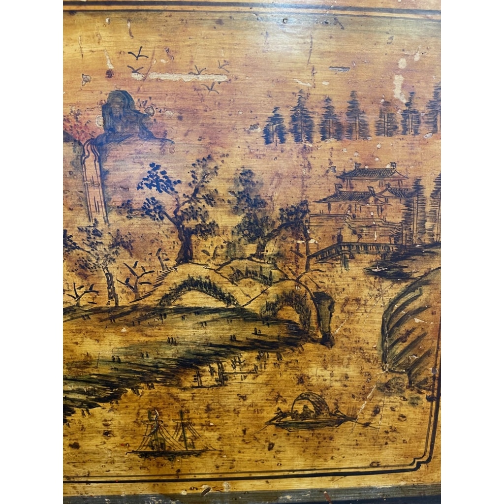 BUFFET ANCIEN CHINOIS 3 PORTES + 3 TIROIRS 17