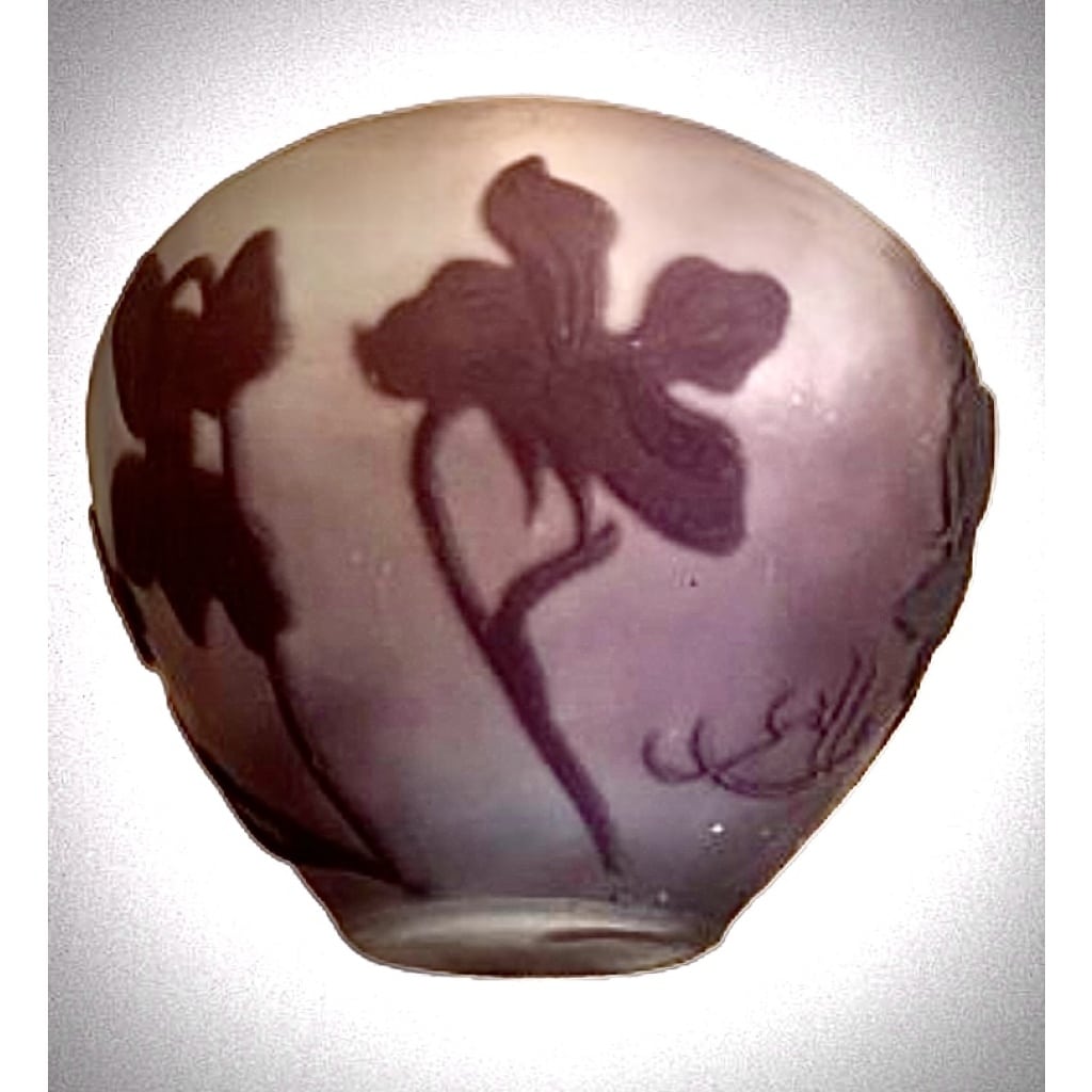 EMILE GALLE PETIT VASE  » CEREMONIE DU THE «  5