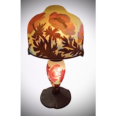 LAMPE DES ETABLISSEMENTS DE MULLER FRÈRES A LUNÉVILLE