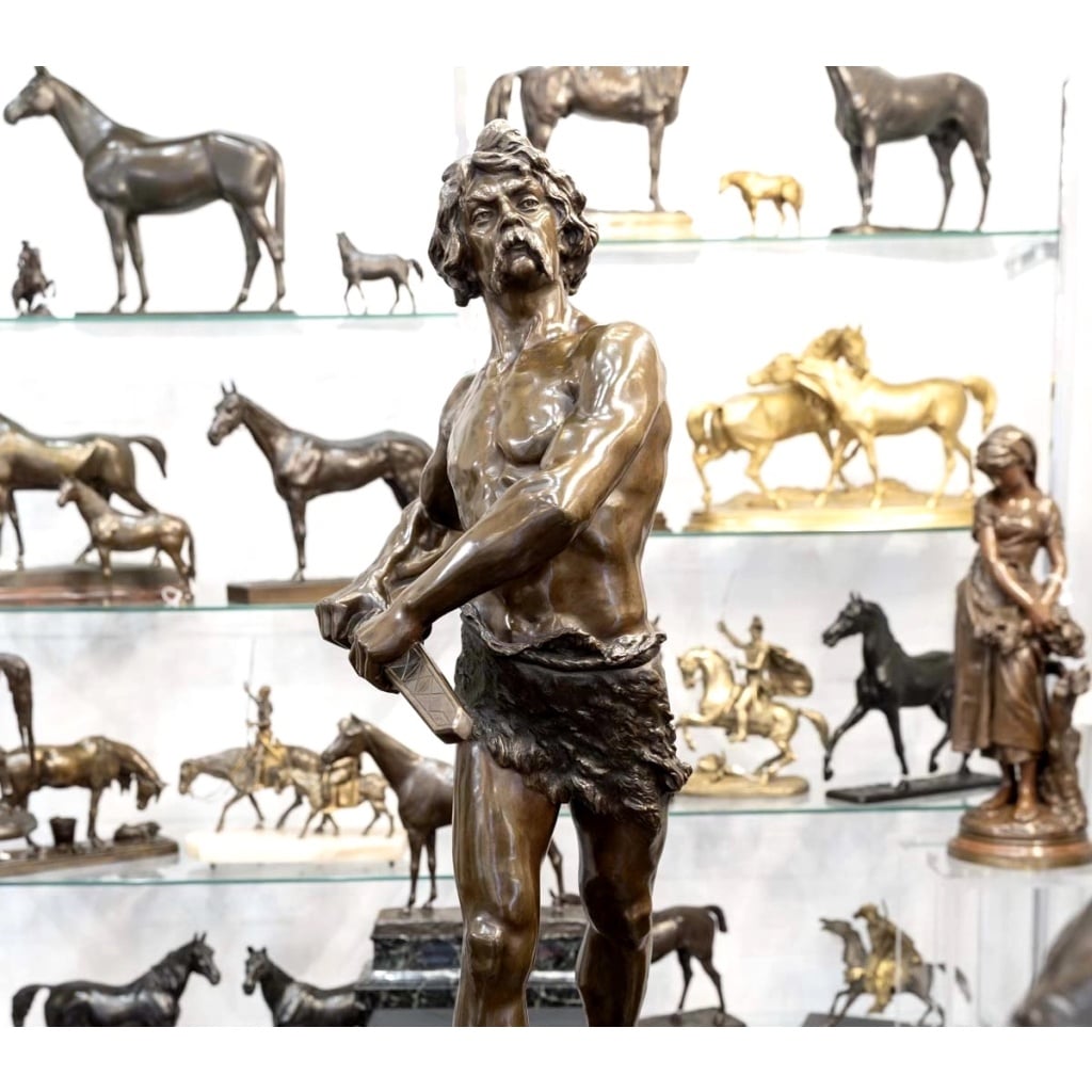 Sculpture – Pro Aris et Focis , Henri Fugère (1872-1944) – Bronze 5 Sculpture – Pro Aris et Focis , Henri Fugère (1872-1944) – Bronze 5