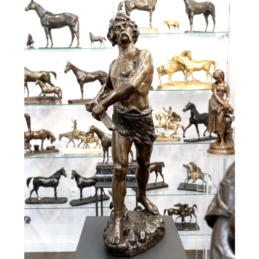 Sculpture – Pro Aris et Focis , Henri Fugère (1872-1944) – Bronze 2 Sculpture – Pro Aris et Focis , Henri Fugère (1872-1944) – Bronze 2