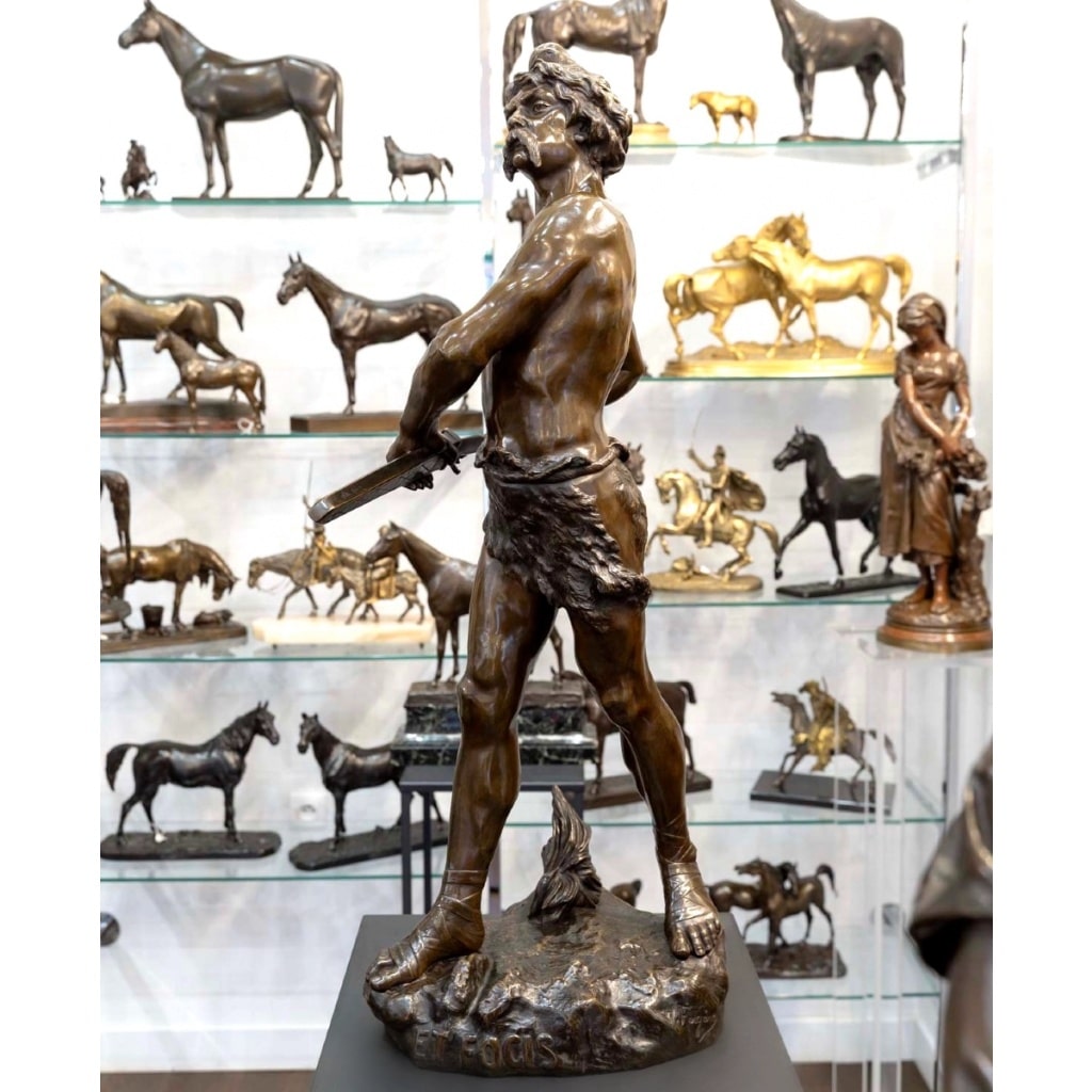Sculpture – Pro Aris et Focis , Henri Fugère (1872-1944) – Bronze 3 Sculpture – Pro Aris et Focis , Henri Fugère (1872-1944) – Bronze 3