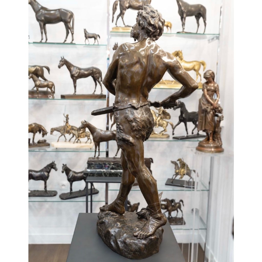 Sculpture – Pro Aris et Focis , Henri Fugère (1872-1944) – Bronze 4 Sculpture – Pro Aris et Focis , Henri Fugère (1872-1944) – Bronze 4