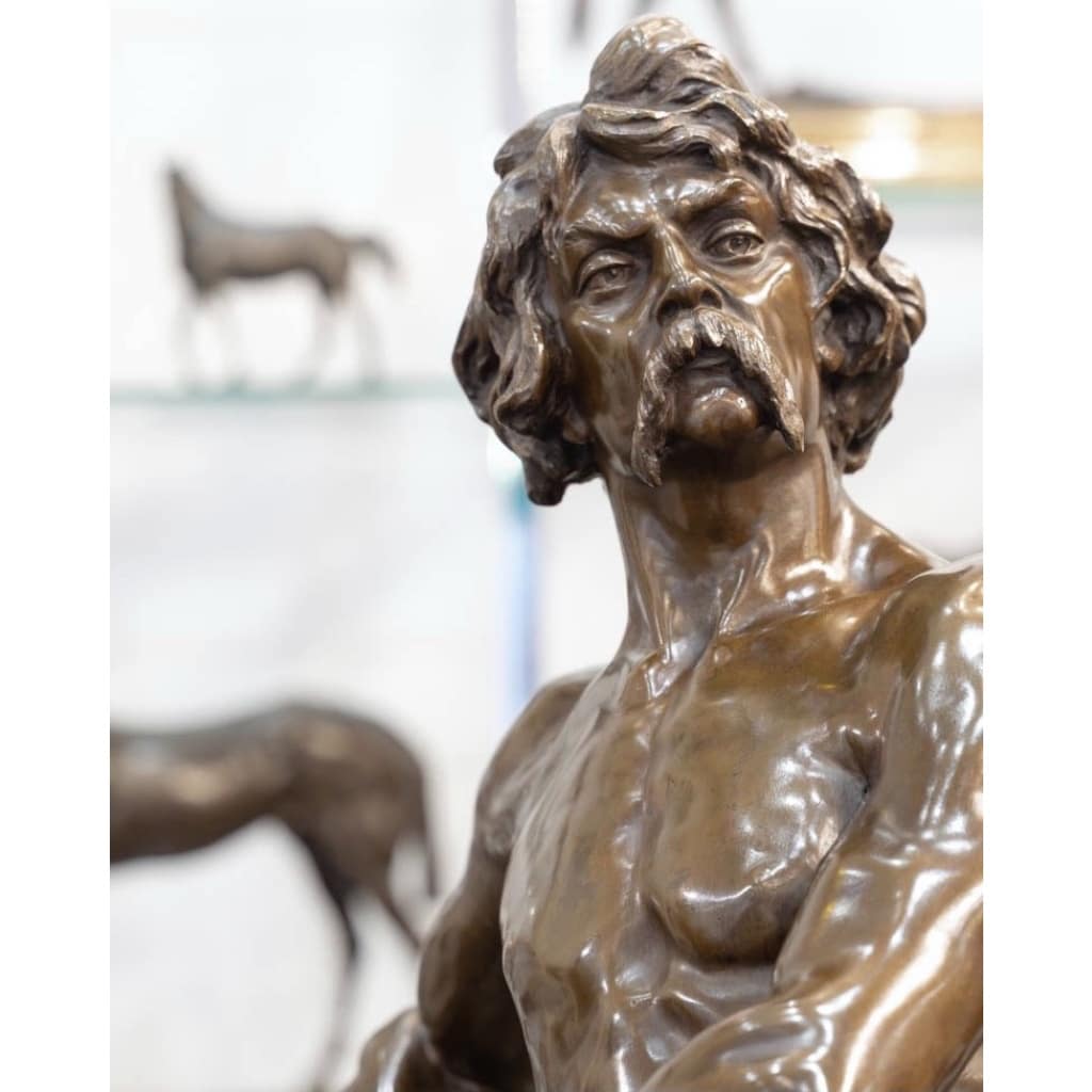 Sculpture – Pro Aris et Focis , Henri Fugère (1872-1944) – Bronze 6 Sculpture – Pro Aris et Focis , Henri Fugère (1872-1944) – Bronze 6