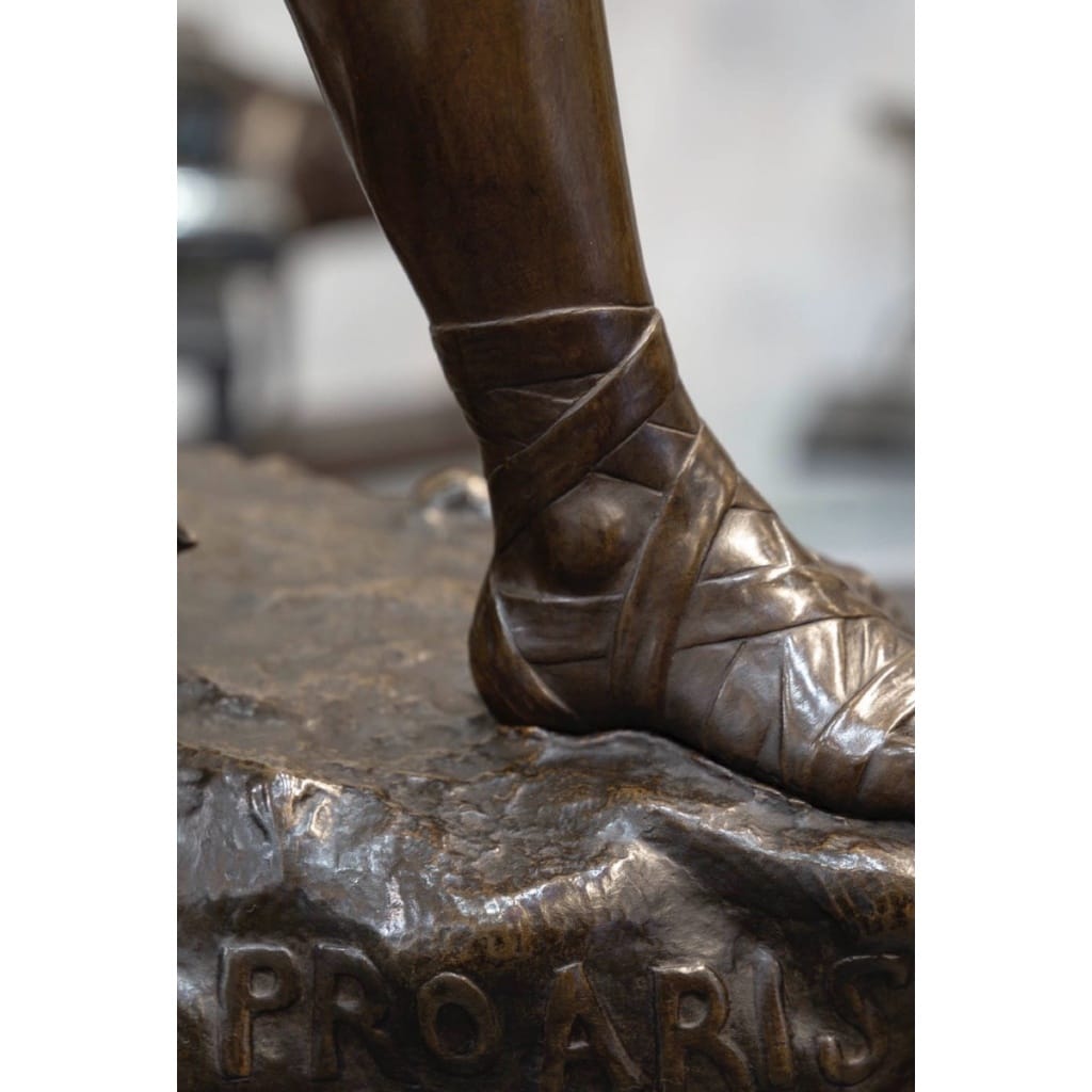 Sculpture – Pro Aris et Focis , Henri Fugère (1872-1944) – Bronze 11 Sculpture – Pro Aris et Focis , Henri Fugère (1872-1944) – Bronze 11