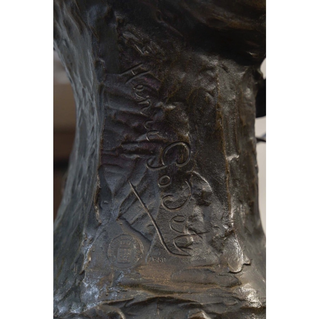 Sculpture – Poésie , Henri Godet (1863-1937) – Bronze 10 Sculpture – Poésie , Henri Godet (1863-1937) – Bronze 10