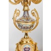 Garniture De Cheminée En Bronze Doré Et émail Cloisonné Fin XIXème Siècle 39