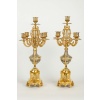 Garniture De Cheminée En Bronze Doré Et émail Cloisonné Fin XIXème Siècle 24