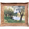 MONTEZIN La Seine à Veneux les Sablons Huile sur toile signée Certificat d’authenticité 13 MONTEZIN La Seine à Veneux les Sablons Huile sur toile signée Certificat d’authenticité 13
