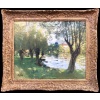 MONTEZIN La Seine à Veneux les Sablons Huile sur toile signée Certificat d’authenticité 22 MONTEZIN La Seine à Veneux les Sablons Huile sur toile signée Certificat d’authenticité 22
