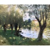 MONTEZIN La Seine à Veneux les Sablons Huile sur toile signée Certificat d’authenticité 23 MONTEZIN La Seine à Veneux les Sablons Huile sur toile signée Certificat d’authenticité 23