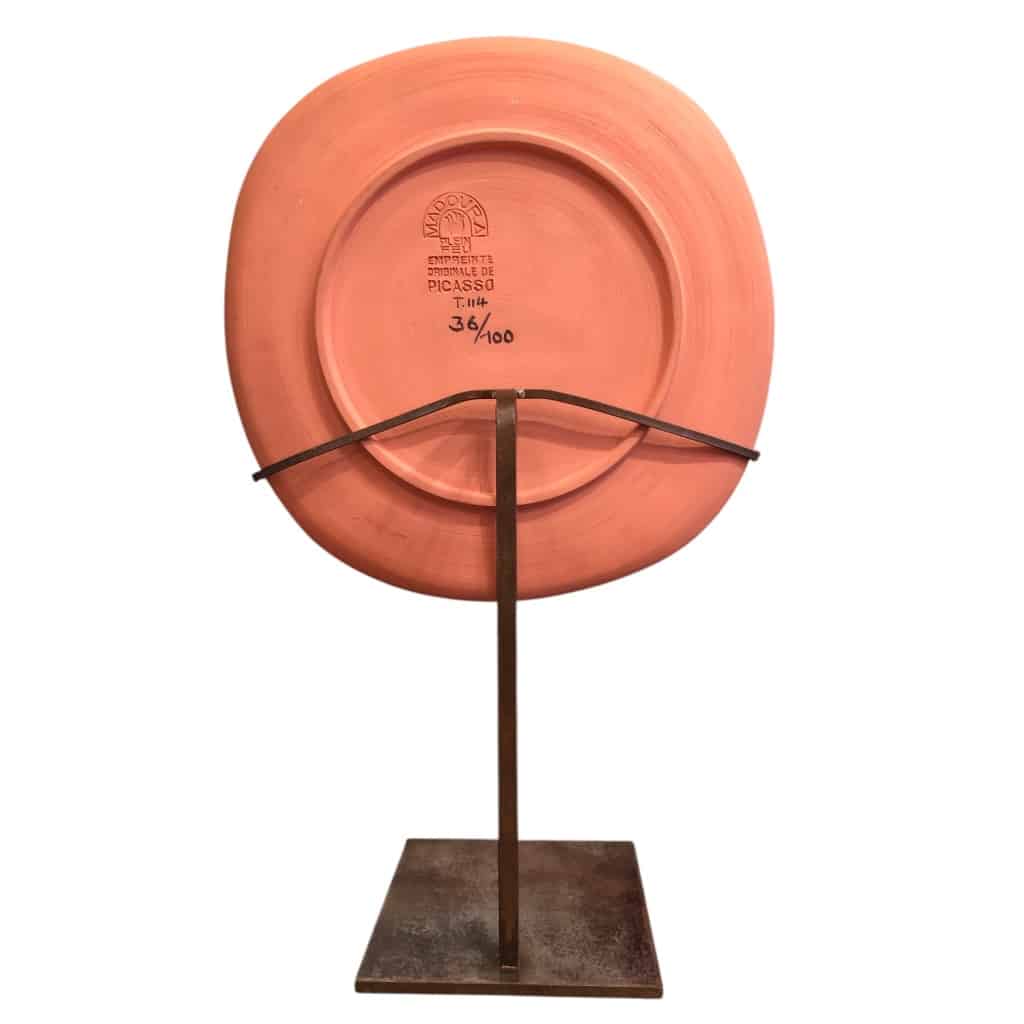 Pablo PICASSO & Ateliers Madoura Visage aux grands yeux 1960 N°444 du catalogue Alain Ramié 12 Pablo PICASSO & Ateliers Madoura Visage aux grands yeux 1960 N°444 du catalogue Alain Ramié 12