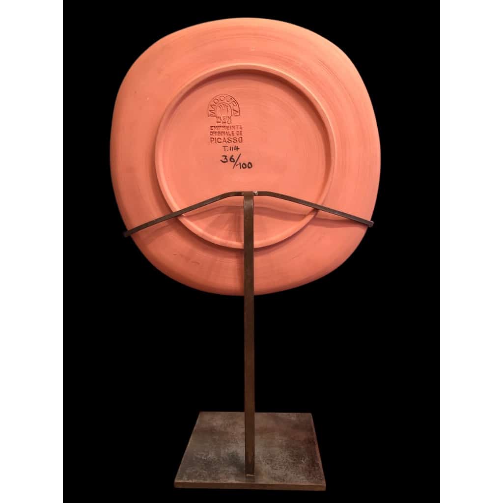 Pablo PICASSO & Ateliers Madoura Visage aux grands yeux 1960 N°444 du catalogue Alain Ramié 6 Pablo PICASSO & Ateliers Madoura Visage aux grands yeux 1960 N°444 du catalogue Alain Ramié 6