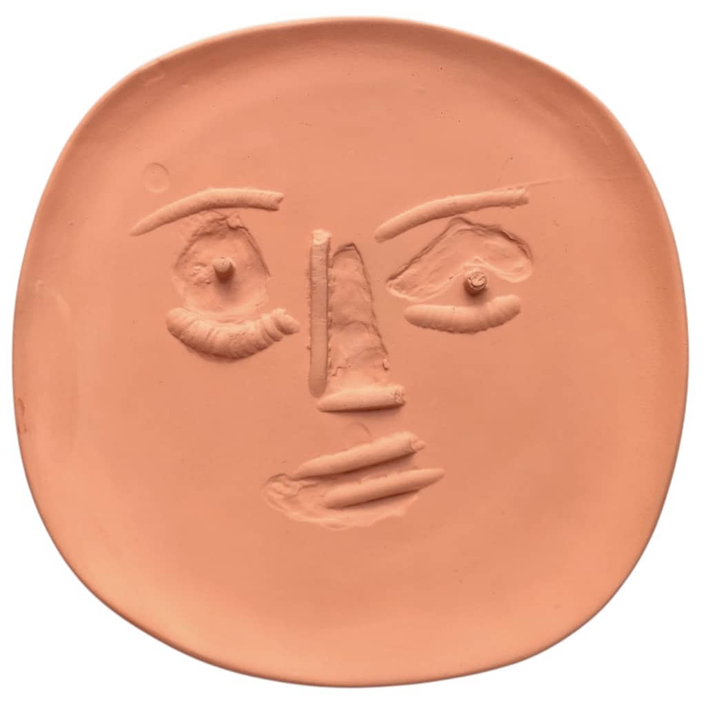 Pablo PICASSO & Ateliers Madoura Visage aux grands yeux 1960 N°444 du catalogue Alain Ramié 7 Pablo PICASSO & Ateliers Madoura Visage aux grands yeux 1960 N°444 du catalogue Alain Ramié 7