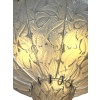 Lustre « Feuilles de Charme » verre blanc de René LALIQUE 16 Lustre « Feuilles de Charme » verre blanc de René LALIQUE 16