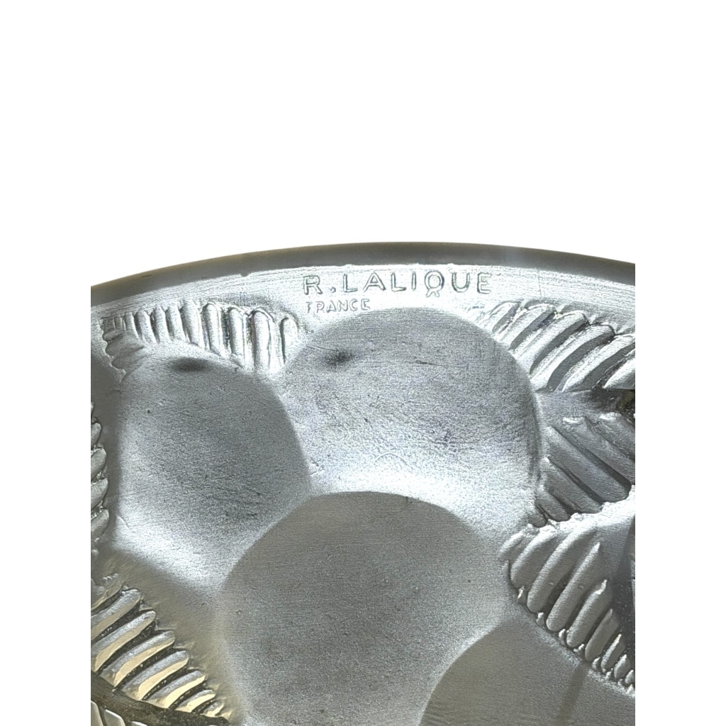 Suspension « Lausanne » verre blanc de René LALIQUE 7 Suspension « Lausanne » verre blanc de René LALIQUE 7