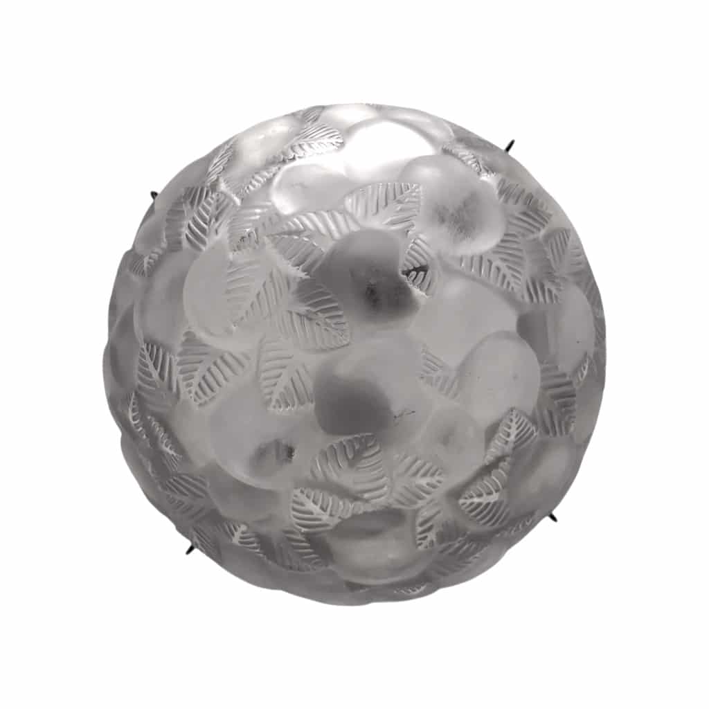 Suspension « Lausanne » verre blanc de René LALIQUE 5 Suspension « Lausanne » verre blanc de René LALIQUE 5