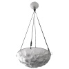 Suspension « Lausanne » verre blanc de René LALIQUE 8 Suspension « Lausanne » verre blanc de René LALIQUE 8