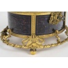 Coffret en cristal bleu gravé et bronze doré, XIXᵉ siècle 12