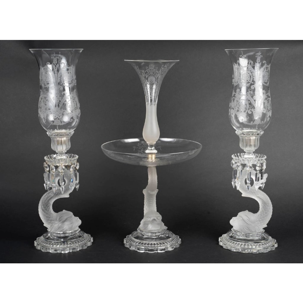 Baccarat – ensemble en cristal taillé et gravé signé Baccarat – Début XXᵉ siècle 2 Baccarat – ensemble en cristal taillé et gravé signé Baccarat – Début XXᵉ siècle 2
