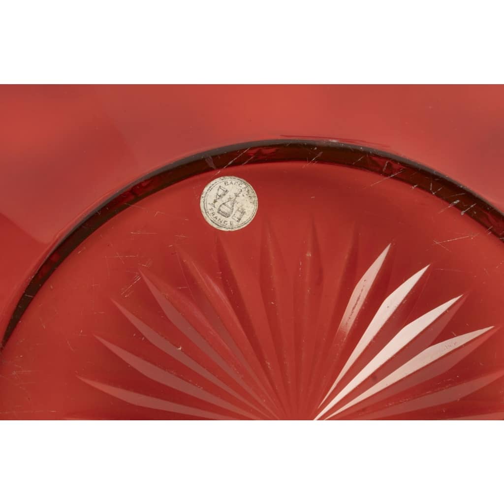 Halphen & Baccarat – Rare Ensemble en Cristal Rubis et Bronze Argenté, vers 1890/1900 4