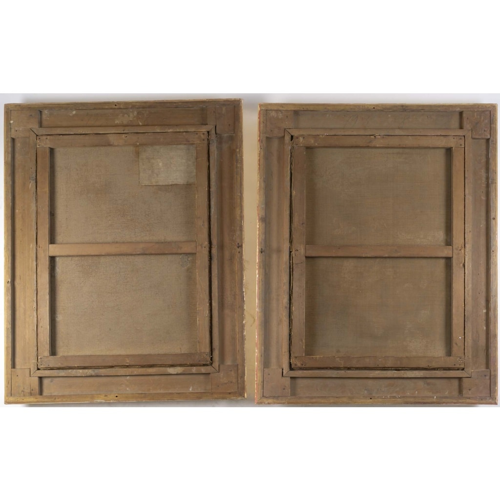 Paire de tableaux de fleurs signés « Jullien » – 1878 Huile sur toile – cadres d’origine en bois doré 12
