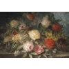Paire de tableaux de fleurs signés « Jullien » – 1878 Huile sur toile – cadres d’origine en bois doré 17