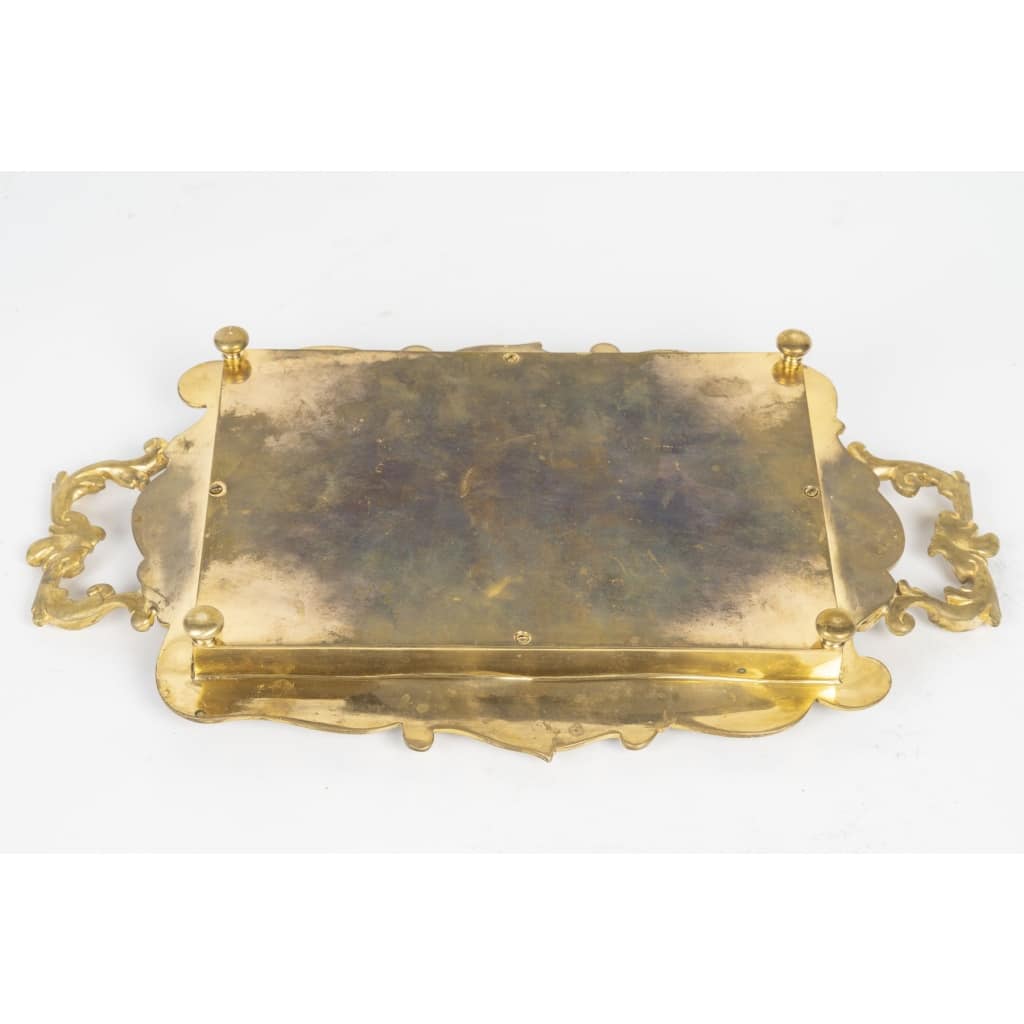Plateau en onyx, bronze doré et émaux cloisonnés – époque Napoléon III, XIXᵉ siècle 9