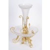 Centre de table en cristal signé Baccarat et bronze doré, début XXᵉ siècle 8