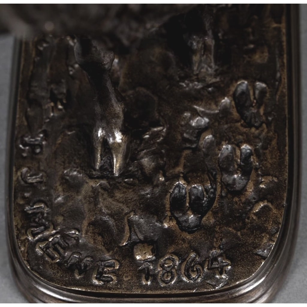 Sculpture – Le Mouton Des Vosges , Pierre – Jules Mêne (1810-1879) – Bronze 9