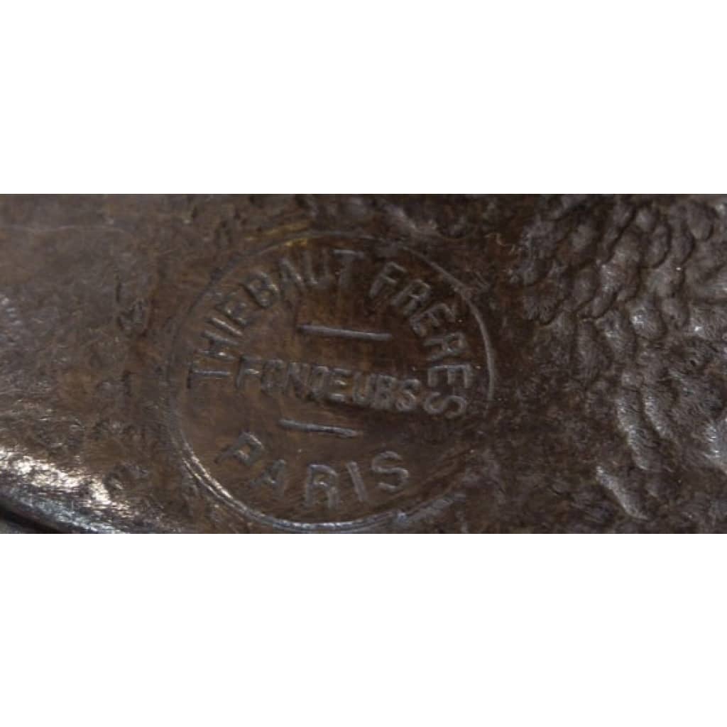 Sculpture – Le Vainqueur Au Combat De Coqs , Alexandre Falguière (1831-1900) – Bronze 12 Sculpture – Le Vainqueur Au Combat De Coqs , Alexandre Falguière (1831-1900) – Bronze 12