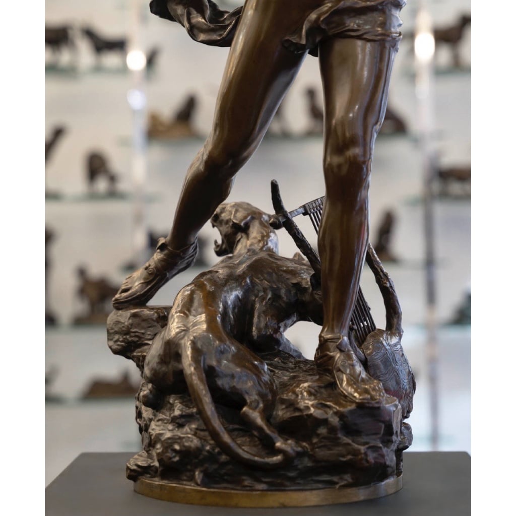 Sculpture – Orphée Aux Enfers , Charles Raoul Verlet (1857-1923) , F.Barbedienne – Bronze 11 Sculpture – Orphée Aux Enfers , Charles Raoul Verlet (1857-1923) , F.Barbedienne – Bronze 11
