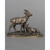 Sculpture – Groupe de Chevreuils N°2 , Pierre – Jules Mêne (1810-1879) – Bronze 10 Sculpture – Groupe de Chevreuils N°2 , Pierre – Jules Mêne (1810-1879) – Bronze 10