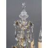 Paire de girandoles de style Louis XV en bronze doré et décor de cristal Maison Baguès vers 1950-1960 24