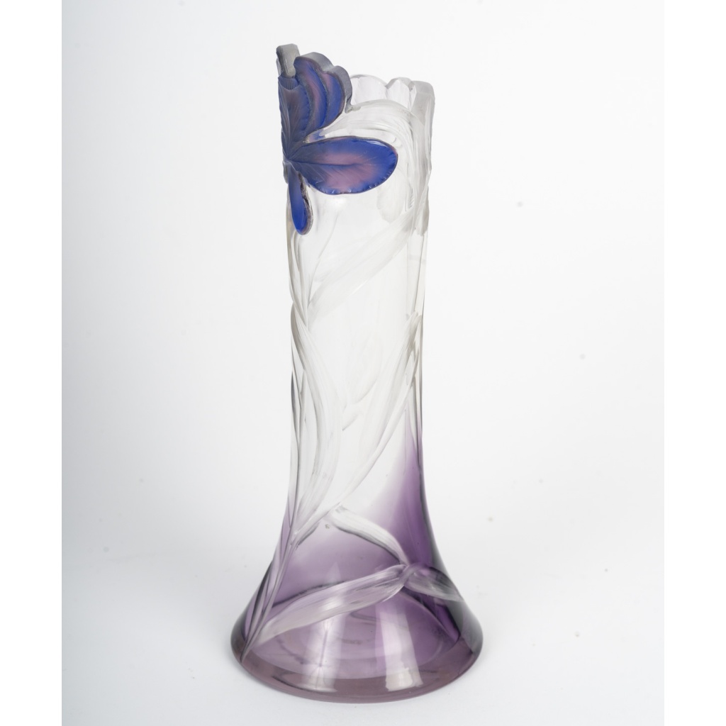 Cristallerie Moser à Karlsbad, Vase soliflore. Vers 1900. 6 Cristallerie Moser à Karlsbad, Vase soliflore. Vers 1900. 6