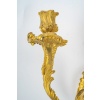 Jean-François Deniere (1774-1866) Paire d’appliques Louis XV en bronze ciselé et doré, d’après Jacques Caffieri 17