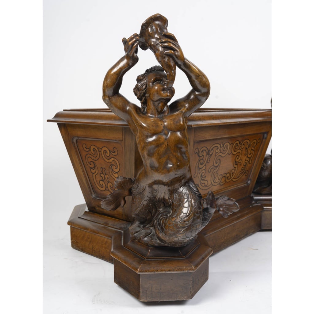 « Wine Cooler ou Raffraichissoir en acajou Angleterre 19ème siècle » 6