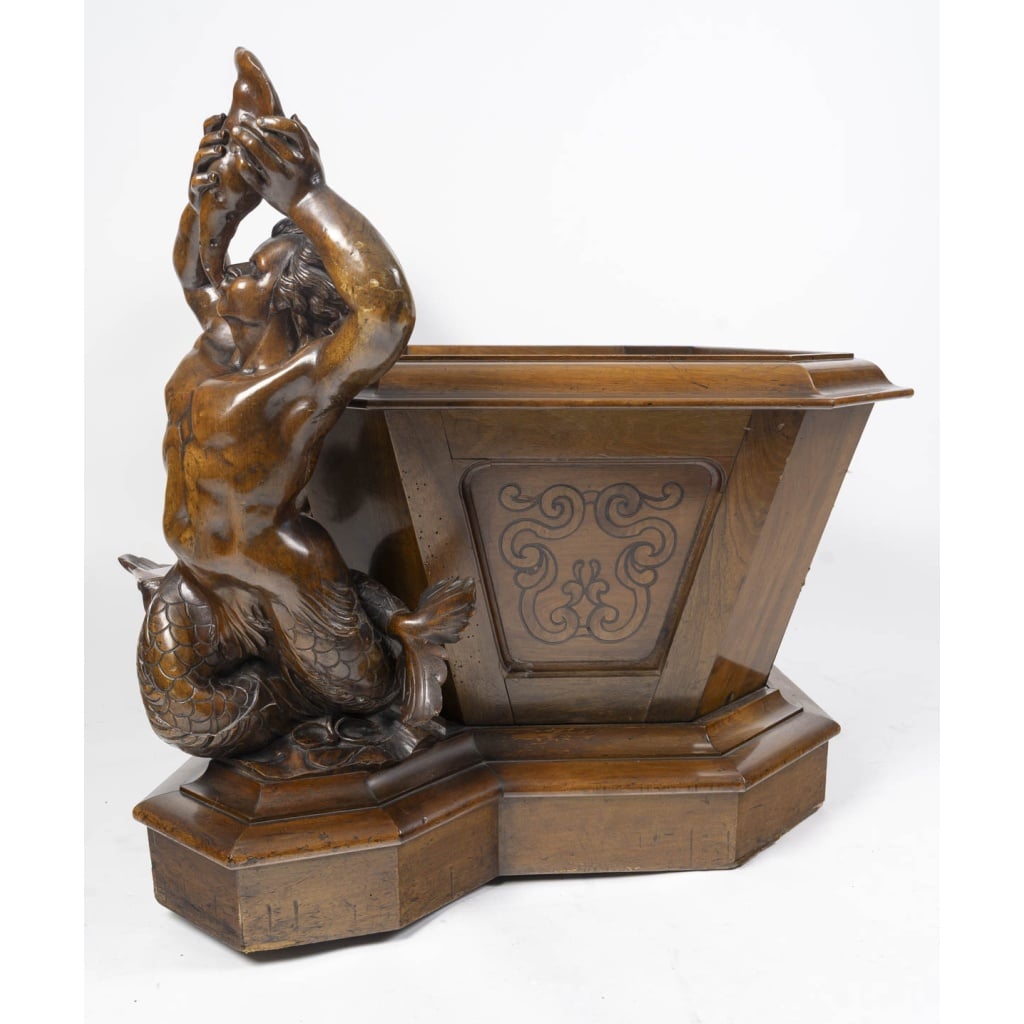 « Wine Cooler ou Raffraichissoir en acajou Angleterre 19ème siècle » 3