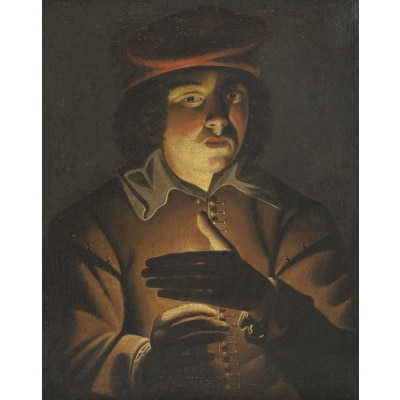 Wolfgang HEIMBAC (1615-1678) entourage » La bougie » Wolfgang HEIMBAC (1615-1678) entourage » La bougie »