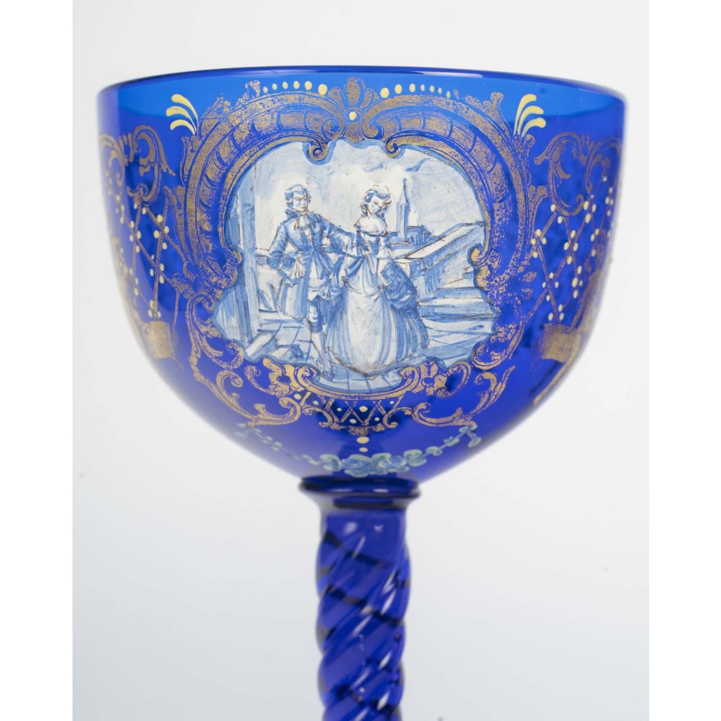 Venise, 12 verres en cristal. XIXème siècle 5 Venise, 12 verres en cristal. XIXème siècle 5