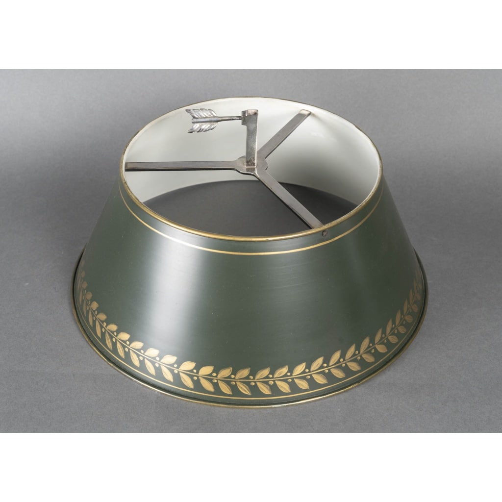 Lampe bouillotte en bronze argenté 5