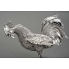Orfèvre ESCHWEGE Paire de coqs combattant en argent massif circa 1950 27 Orfèvre ESCHWEGE Paire de coqs combattant en argent massif circa 1950 27