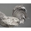 Orfèvre ESCHWEGE Paire de coqs combattant en argent massif circa 1950 33 Orfèvre ESCHWEGE Paire de coqs combattant en argent massif circa 1950 33