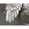 Orfèvre ESCHWEGE Paire de coqs combattant en argent massif circa 1950 45 Orfèvre ESCHWEGE Paire de coqs combattant en argent massif circa 1950 45