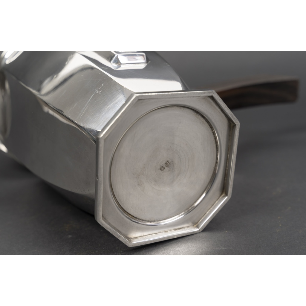 Ernest PROST Service à thé, café et chocolat en argent massif – ART DECO vers 1930 8 Ernest PROST Service à thé, café et chocolat en argent massif – ART DECO vers 1930 8