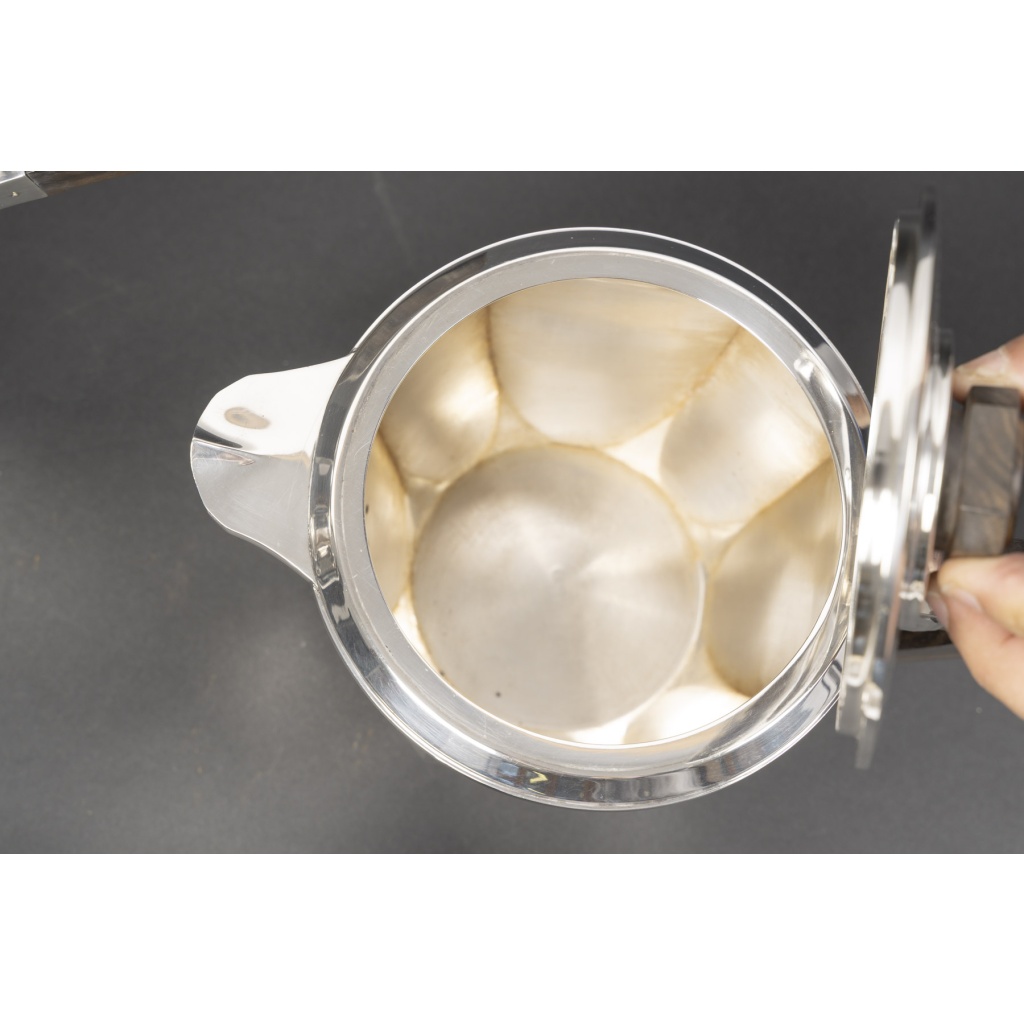 Ernest PROST Service à thé, café et chocolat en argent massif – ART DECO vers 1930 20 Ernest PROST Service à thé, café et chocolat en argent massif – ART DECO vers 1930 20